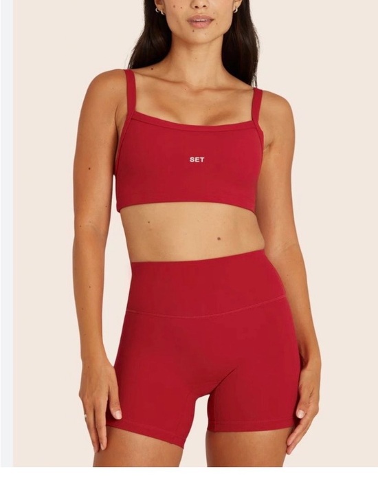 SET Active Other - SET ACTIVE- SPORT BODY Scoop Sports Bra & Biker Shorts Set- MINT CONDITION